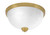 Toltec Lighting - 826-NAB-1 - Three Light Flush Mount - Flush Mounts - New Age Brass