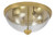 Toltec Lighting - 828-NAB-7 - Four Light Flush Mount - Flush Mounts - New Age Brass