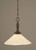 Toltec Lighting - 82-DG-714 - One Light Pendant - Eleganté - Dark Granite