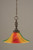Toltec Lighting - 82-DG-767 - One Light Pendant - Eleganté - Dark Granite