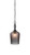 Toltec Lighting - 82-MB-4282 - One Light Pendant - Eleganté - Matte Black