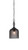 Toltec Lighting - 82-MB-4912 - One Light Pendant - Eleganté - Matte Black