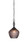 Toltec Lighting - 82-MB-4922 - One Light Pendant - Eleganté - Matte Black