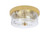 Toltec Lighting - 832-NAB-2 - Two Light Flush Mount - Flush Mounts - New Age Brass