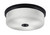 Toltec Lighting - 837-MB-1 - Four Light Flush Mount - Flush Mounts - Matte Black