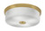 Toltec Lighting - 837-NAB-1 - Four Light Flush Mount - Flush Mounts - New Age Brass
