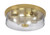 Toltec Lighting - 837-NAB-2 - Four Light Flush Mount - Flush Mounts - New Age Brass