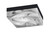 Toltec Lighting - 842-MB-9 - Three Light Flush Mount - Flush Mounts - Matte Black