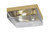Toltec Lighting - 842-NAB-2 - Three Light Flush Mount - Flush Mounts - New Age Brass
