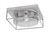 Toltec Lighting - 852-BN-2 - Two Light Flush Mount - Flush Mounts - Brushed Nickel