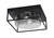 Toltec Lighting - 852-MB-2 - Two Light Flush Mount - Flush Mounts - Matte Black