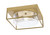 Toltec Lighting - 852-NAB-0 - Two Light Flush Mount - Flush Mounts - New Age Brass
