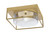 Toltec Lighting - 852-NAB-2 - Two Light Flush Mount - Flush Mounts - New Age Brass
