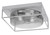 Toltec Lighting - 856-BN-2 - Three Light Flush Mount - Flush Mounts - Brushed Nickel