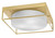 Toltec Lighting - 856-NAB-1 - Three Light Flush Mount - Flush Mounts - New Age Brass
