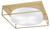 Toltec Lighting - 858-NAB-1 - Four Light Flush Mount - Flush Mounts - New Age Brass