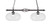 Toltec Lighting - 862-DG-206 - Two Light Island Pendant - Eleganté - Dark Granite