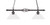 Toltec Lighting - 862-DG-304 - Two Light Island Pendant - Eleganté - Dark Granite