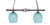 Toltec Lighting - 862-DG-4905 - Two Light Island Pendant - Eleganté - Dark Granite