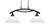 Toltec Lighting - 872-BC-2121 - Two Light Island Pendant - Bow - Black Copper