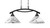 Toltec Lighting - 872-BC-2129 - Two Light Island Pendant - Bow - Black Copper