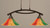 Toltec Lighting - 872-BC-764 - Two Light Island Bar - Bow - Black Copper