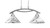 Toltec Lighting - 872-BN-2129 - Two Light Island Pendant - Bow - Brushed Nickel