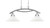 Toltec Lighting - 872-BN-314 - Two Light Island Pendant - Bow - Brushed Nickel