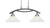 Toltec Lighting - 872-BN-702 - Two Light Island Pendant - Bow - Brushed Nickel