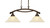 Toltec Lighting - 872-BRZ-523 - Two Light Island Bar - Bow - Bronze