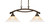 Toltec Lighting - 872-BRZ-700 - Two Light Island Bar - Bow - Bronze