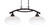 Toltec Lighting - 872-DG-216 - Two Light Island Pendant - Bow - Dark Granite