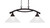 Toltec Lighting - 872-DG-441 - Two Light Island Pendant - Bow - Dark Granite