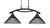 Toltec Lighting - 872-DG-808-DG - Two Light Island Pendant - Bow - Dark Granite