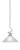 Toltec Lighting - 900-BN-411 - One Light Pendant - Capri - Brushed Nickel