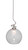 Toltec Lighting - 900-BN-4390 - One Light Pendant - Capri - Brushed Nickel