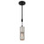 George Kovacs - P1591-691 - One Light Mini Pendant - Grid 3 - Brushed Nickel and Coal Highlights
