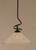 Toltec Lighting - 900-DG-711 - One Light Pendant - Capri - Dark Granite