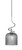 Toltec Lighting - 901-BN-4912 - One Light Mini Pendant - Capri - Brushed Nickel