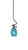 Toltec Lighting - 901-MB-5055 - One Light Mini Pendant - Capri - Matte Black
