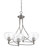 Toltec Lighting - 904-BN-202 - Four Light Chandelier - Capri - Brushed Nickel