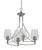 Toltec Lighting - 904-BN-210 - Four Light Chandelier - Capri - Brushed Nickel