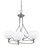 Toltec Lighting - 904-BN-212 - Four Light Chandelier - Capri - Brushed Nickel