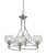 Toltec Lighting - 904-BN-4100 - Four Light Chandelier - Capri - Brushed Nickel
