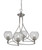 Toltec Lighting - 904-BN-4102 - Four Light Chandelier - Capri - Brushed Nickel