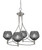 Toltec Lighting - 904-BN-4622 - Four Light Chandelier - Capri - Brushed Nickel