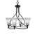 Toltec Lighting - 904-DG-729 - Four Light Chandelier - Capri - Dark Granite