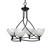 Toltec Lighting - 904-DG-755 - Four Light Chandelier - Capri - Dark Granite