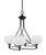 Toltec Lighting - 904-MB-212 - Four Light Chandelier - Capri - Matte Black