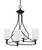 Toltec Lighting - 904-MB-310 - Four Light Chandelier - Capri - Matte Black